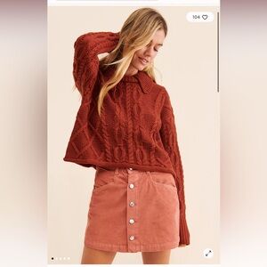 Free people mini skirt